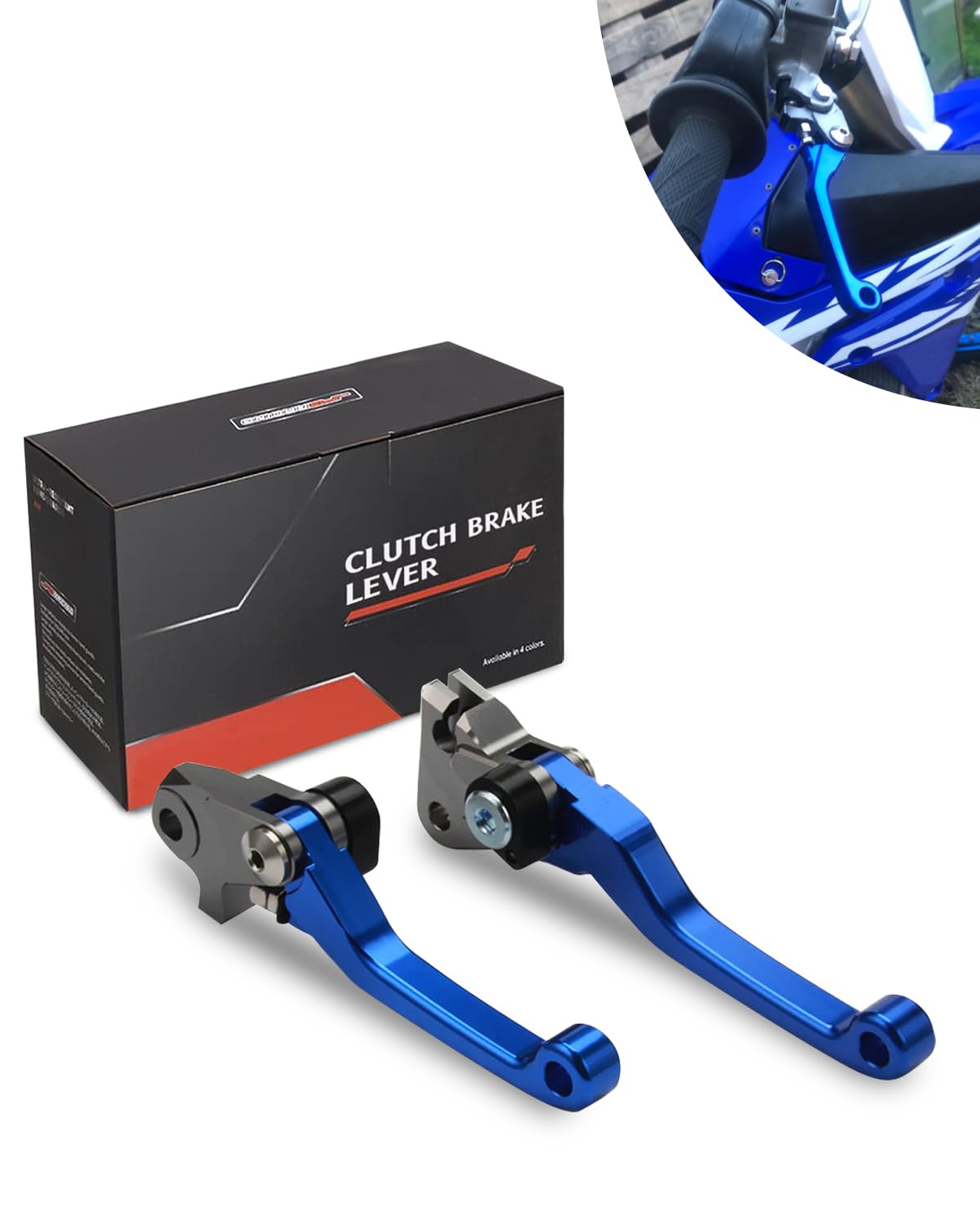 Motorcycle Brake Clutch Lever for YZ125/250 15-25 YZ250F 09-25 YZ125X 17-23 25 YZ250X 16-23 25 YZ426F/450F 09-25 YZ250FX 20-25 YZ450FX x 19-22 5 WR450F 24-25 WR250F 25 Blue