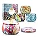 Scented Candles Gift Sets, Natural Soy Wax Aromatherapy Candles Portable Travel Tin Candles Women Gift with Fragrance Essential Oil, 4.4Oz 25 Hour Burn Time Per Candle for Bath Yoga Home 4 Pack