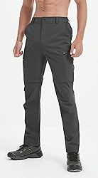 Mens Hiking Convertible Pants Waterproof