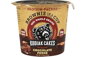 Kodiak Cakes - Protein-Packed Brownie in a Cup Chocolate Fudge - (Pack of 6)