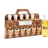 Premium Coffee Syrup Gift - Set 6 x 75ml Assorted Flavoured Syrup For Coffee Including Vanilla Caramel Toffee Hazelnut Amaretto Peppermint Coffee Lover Gift sets