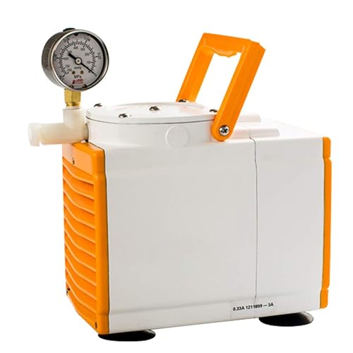 TBVECHI Oilless Diaphragm Vacuum Pump – 110V 370W, 8 Bar Max, 100L/min, Quiet Operation With Filter