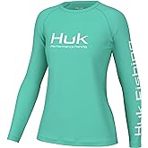 HUK Womens Pursuit Long Sleeve Shirt|Performance Shirt + Sun Protection