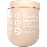 Herbal Miracle Repair Hair Mask &ndash; Intensive Hair Repair &amp; Hydration &ndash; Strengthens, Protects &amp; Restores Damaged Hair &ndash; With Pro-Vitamin B5, Oat Peptides, Keratin &amp; Vitamin E Microbeads