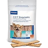 Virbac C.E.T. Enzymatic Oral Hygiene Chews for Dogs Beef 8.4 Ounces