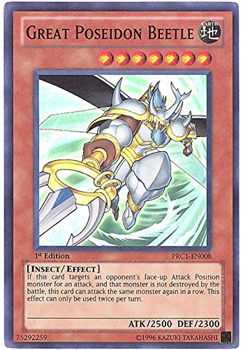 Yu-Gi-Oh! - Great Poseidon Beetle (PRC1-EN008) - 2012 Premium Tin - 1st Edition - Super Rare