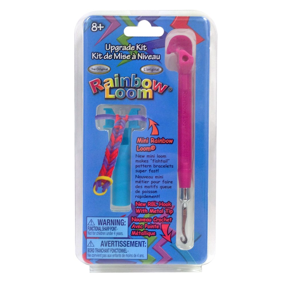 Official Rainbow Loom Metal Hook Tool Upgrade Kit 3 Pack (Pink, Blue