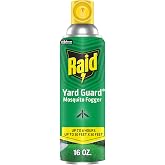 Raid Yard Guard Outdoor Mosquito Fogger Insect Killer, 16 oz, 12 Count | Kills Flies, Mosquitoes, Non-Biting Gnats, Small Flying Moths, Wasps and Hornets, Lasts For Up to 6 Hours