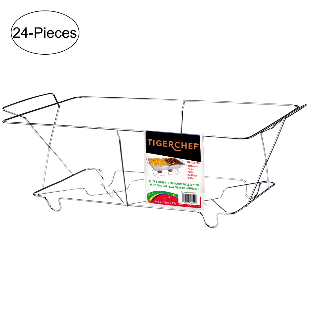 Buy Tiger Chef Full Size Chrome Wire Frame Chafer Stand Steam Table
