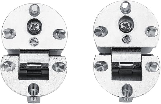 GLOGLOW Schrank Scharnier, 90 Grad Zink-Legierung Tür Klappe Scharniere