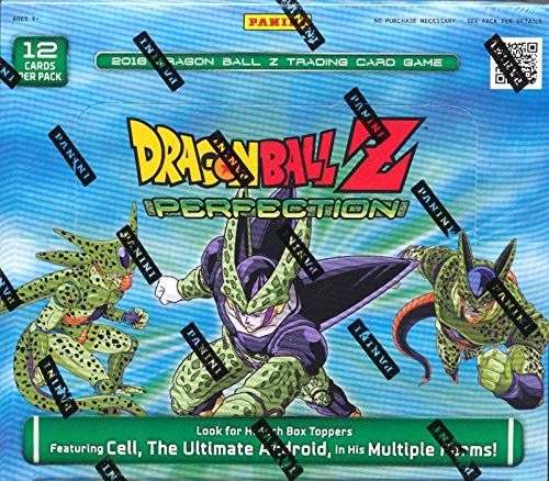 dragon ball z perfection booster box Panini Gravity Feed 48 packs (4 Sets)  DBZ Outpost gorgeous illustration Dragon Ball Z Collectible Card