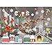 Clearance!! ZOMUSA Festival Christmas Glass Wall Decoration Removable Wall Sticker Christmas Tree Gifts Socks Santa Claus Print Wall Decals (I)