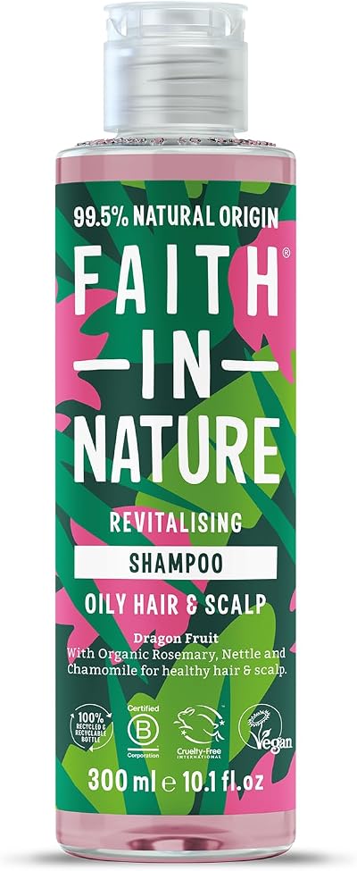 Faith In Nature Dragon Fruit Shampoo 300ml Revitalising Vegan Cruelty Free