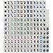 Yellow Mountain Imports Set of 166 American Mahjong Tiles, Little Bird (Tiles Only Set)