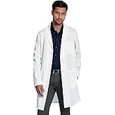 Cherokee White Lab Coat for Men or Women with 3 Pockets and Center back length 38" CK460