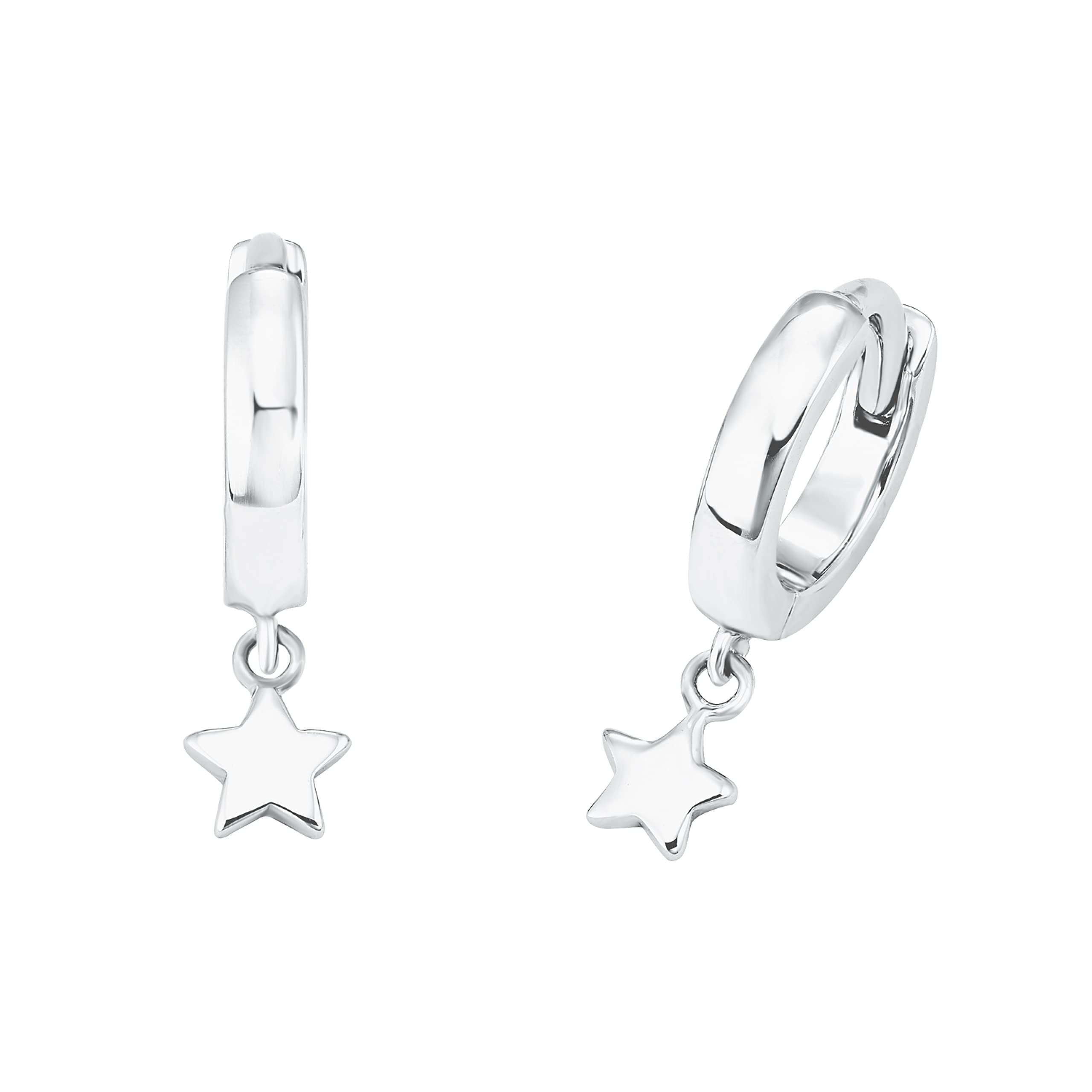 s.Oliver Creoles Ear jewelry, 1,6 cm, Silver, Comes in jewelry gift box, 2028921