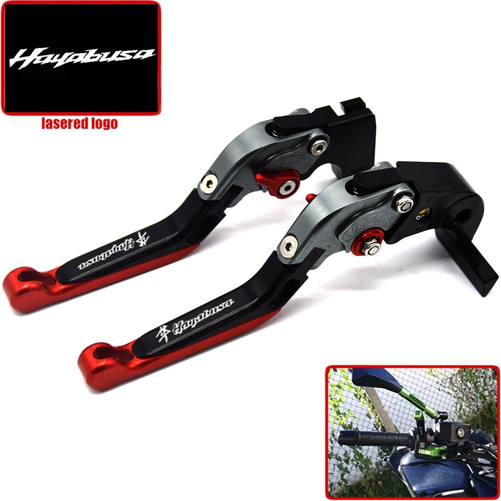 Titane CNC Leviers de frein et embrayage pour moto Suzuki Hayabusa//GSXR1300/&nbsp;2008/&nbsp;2009/&nbsp;2010/&nbsp;2011/&nbsp;2012/&nbsp;2013/&nbsp;2014/&nbsp;2015/&nbsp;2016