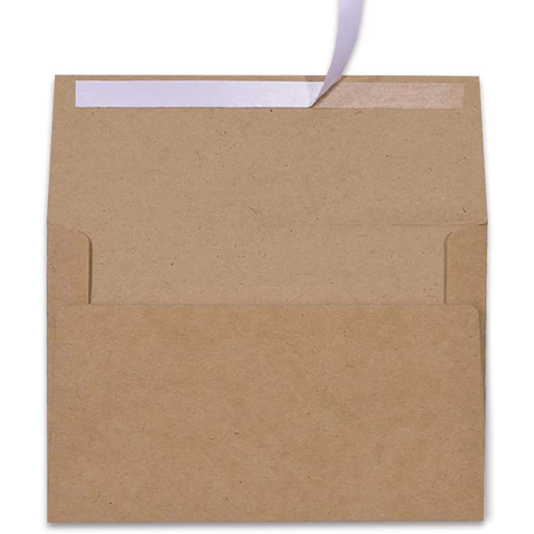Photo 1 of 100 Pack, Size A4, 100lbs Brown Kraft Paper 4 x 6 Envelopes - For 4x6 Cards| Self Seal| Perfect for Weddings, Invitations, Baby Shower| Stationery For General, Office | 4.25 x 6.25 inches (A4)