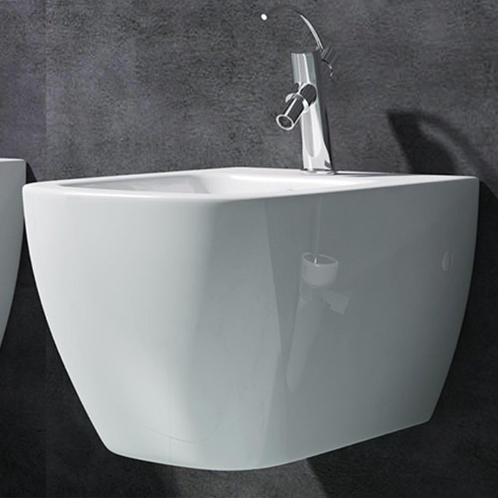 Bidet Suspendu Assorti Au Wc Bidet Ceramique Sanitaire Salle De Bains Duren376 36 8 X 56 X 37 5 Cm Amazon Fr Bricolage