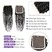 Hermosa Brazilian Curly Hair Bundles with Closure Grade 10A Virgin Unprocessed Human Hair Weave Bundles with Closure Free Part(12 14 16 with 10