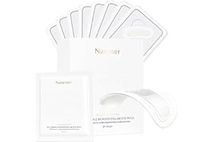 Natener 8 pairs PDRN Micro Eye Patches, Under Eye Patches for Puffy eyes, Dark Circles & Wrinkle | Hyaluronic Acid, Kojic Acid, Collagen, Peptides, Vitamin C, Niacinamide - Korean Popular Eye Care
