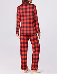 Ekouaer Womens Pajamas Set 2 Piece Button Down Pjs
