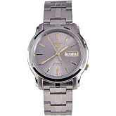 Seiko Men's SNKK67 Stainless Steel Analog with Grey Dial Watch