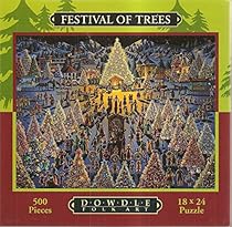 Dowdle Folk Art 500 Piece Puzzle Festival of Trees 16