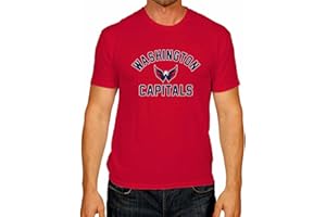 Wright & Ditson NHL Adult Game Day T-Shirt - 100% Cotton - Tagless Hockey Tee - Short Sleeve - Comfortable and Lightweight