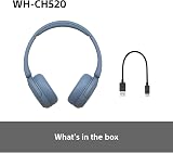 Sony WH-CH520 Wireless Bluetooth On-Ear Headphones, 50hr Battery, Quick Charge, view 9