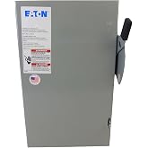 Eaton DG222UGB 2 Wire 2 Pole Non-Fusible B Series General-Duty Safety Switch 240 Volt AC 60 Amp NEMA 1