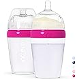 Inttero 9oz Formula Dispenser Anti-Colic Baby Bottles - 2 Pack/Medium Flow (Modern Pink) — Everyday Baby Essential — Formula Bottle — Biberones para Bebes — PopYummy Mixie — Easy Baby Brezz