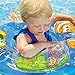 Swimschool Aquarium Baby Boat, 6-18 Months, Inflatable Baby Pool Float with Activity Centers and Safety Seat, Blue