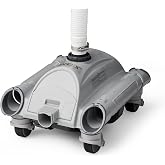 Intex 28001E Above Ground Pool Automatic Pool Cleaner Pressure Side Vacuum Cleaner with 24 Foot 7 Inch Hose for Intex Pools Only w/ a 1.5 Inch Fitting