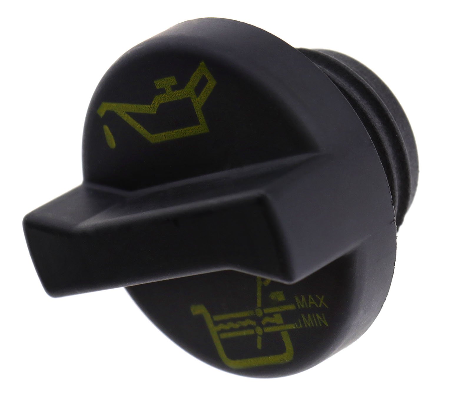 ENET Oil Filler Cap, Black, Plastic, Compatible with Fiat 500, Grande Punto, Punto Evo, Idea, Panda, Seicento