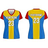 SGS Sports Gear Custom Volleyball Jersey, Personalized Reversible or Standard Design Jersey with Name and Number for Unisex