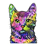 Enjoy It Dean Russo Cat Car Sticker, Outdoor Rated Vinyl Sticker Decal for Windows, Bumpers, Laptops or Crafts