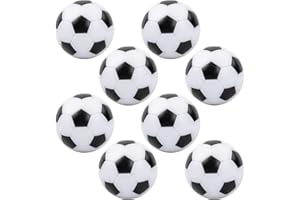 Dokpav 8 Pcs 32 mm Table Football Balls, Mini Table Football Environmentally Friendly Resin Table Football Balls Replacement 