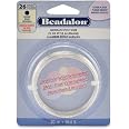 Beadalon 22-Gauge Runder Draht, Anlaufgeschützt, Versilbert – 1/4 Pfund, Ideal Für Schmuckherstellung