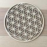 The7Directions 8" Laser Cut Wood Flower of Life
