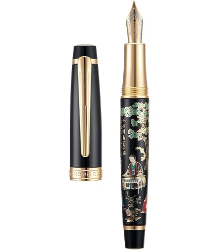 Amazon.com : HONG DIAN N23 Blue Rabbit Fountain Pen, Long Blade