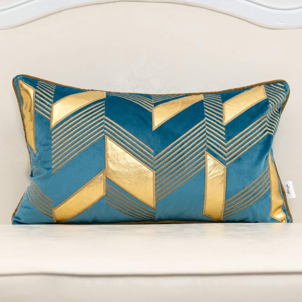 Alerfa 12 x 20 Inches Light Blue Geometric