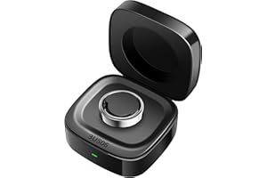 finlusri Smart Ring Charger Case Only Compatible with Oura Ring Gen 3 Heritage/Horizon - Rings Charging Box with Indicator Light - Portable for Ring Storage, Travel, Prevent Scratches (Size 6)