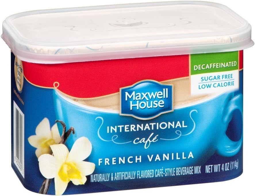 Maxwell House International Cafe Decaffeinated French Vanilla, 4 OZ