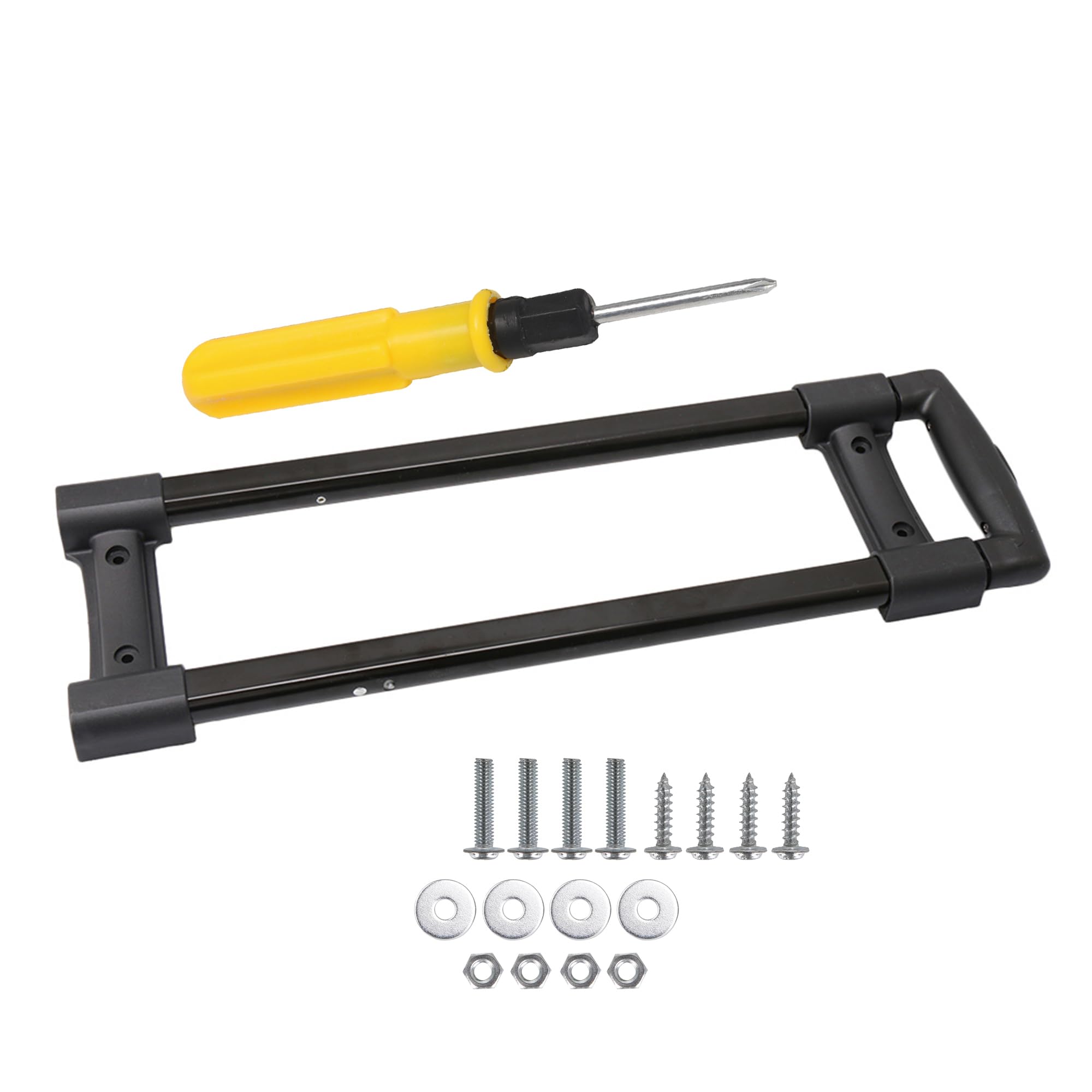 RDEXP R003 Plastic 20inch Traveling Luggage Telescopic Handle Replacement Part Suitcase Pull Out Rod Spare