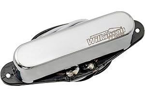 MUSICLILY Wilkinson WOV Vintage Alnico 5 Telecaster Neck Pickup for Tele Style Electric Guitar, Chrome