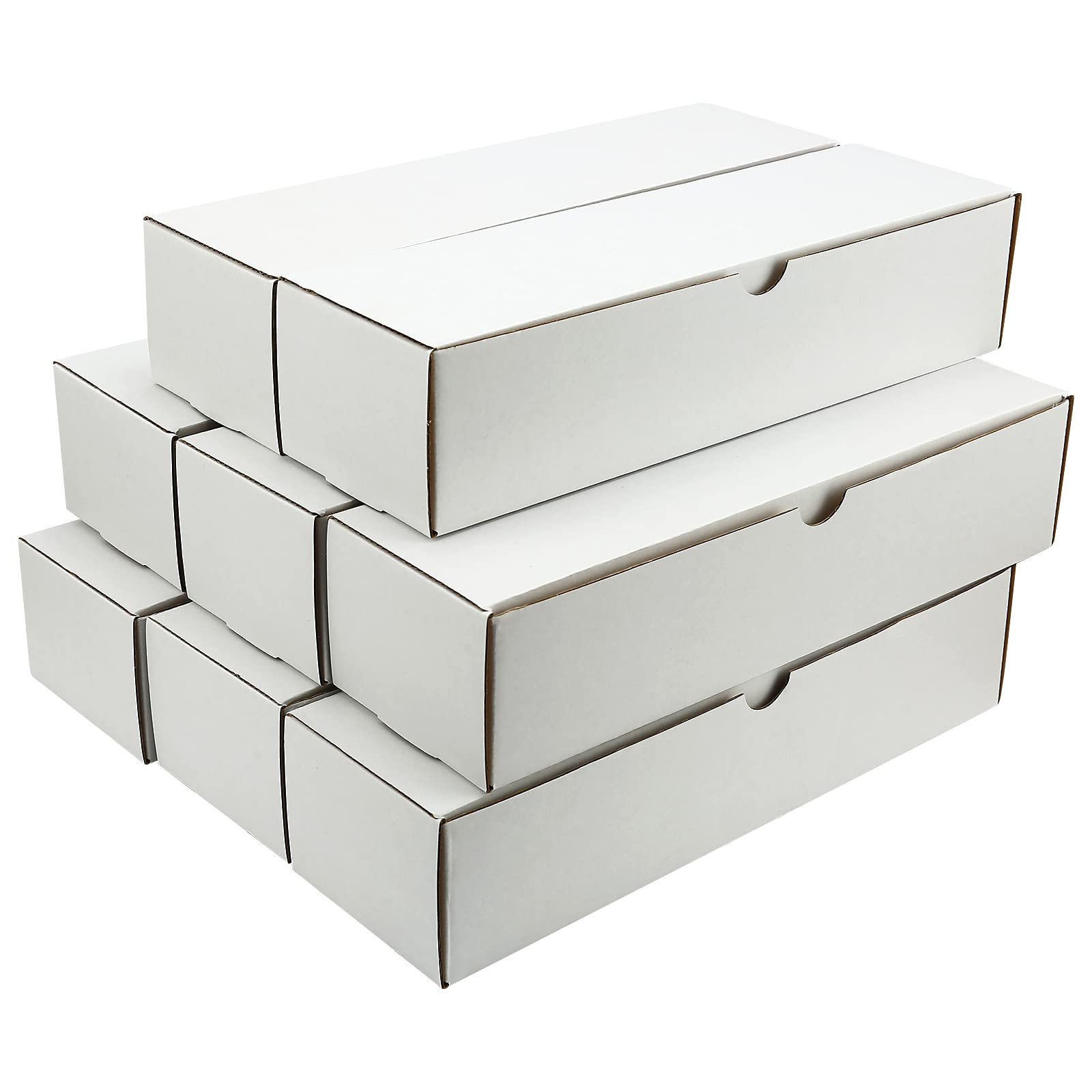 EBOAUSI Top loader-Card Storage Box,8-Pack • 6400-count, Corrugated Cardboard Toploader Storage Box for Sports/TCG/Mtg/Magic storage & Collection,Trading Card Storage Box