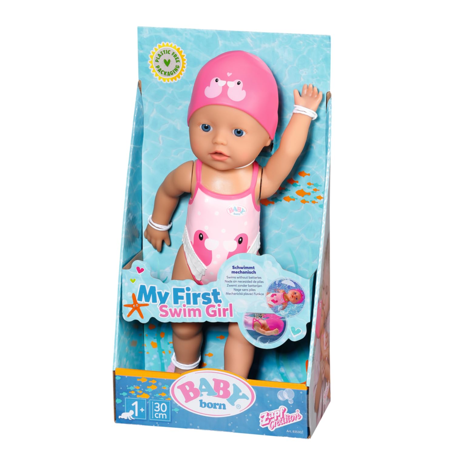 Baby Born My First Swim Girl 30cm, Pink