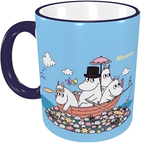 Amazon Co Jp 陶器 ムーミン マグカップ コーヒーカップ 電子レンジ対応可 おしゃれ 大きめ 人気 アニメ キャラクター グッズ 雑貨 大容量 ３３０ml ホーム キッチン