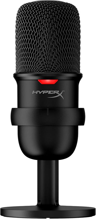 HyperX SoloCast USB Condenser Microphone Cardioid for PC PS4 Mac